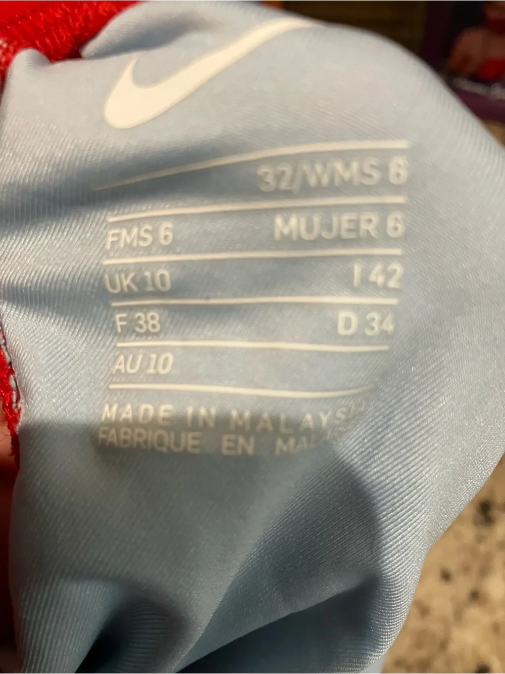Nike Red women’s One-Piece Swimsuit with Cross Back Straps